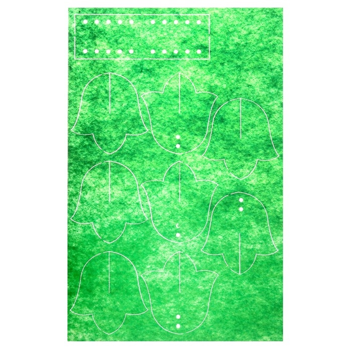 Цветы своими руками из фетра &laquo;Букт тюльпанов&raquo;, набор для творчества на 8 марта