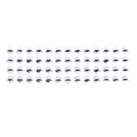 Глазки на клеевой основе, набор 52 шт., размер 1 шт. &mdash; 0,8 см