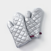 Набор прихваток &laquo;Профи&raquo;, 2 шт, 30&times;16&times;2 см, цвет серый