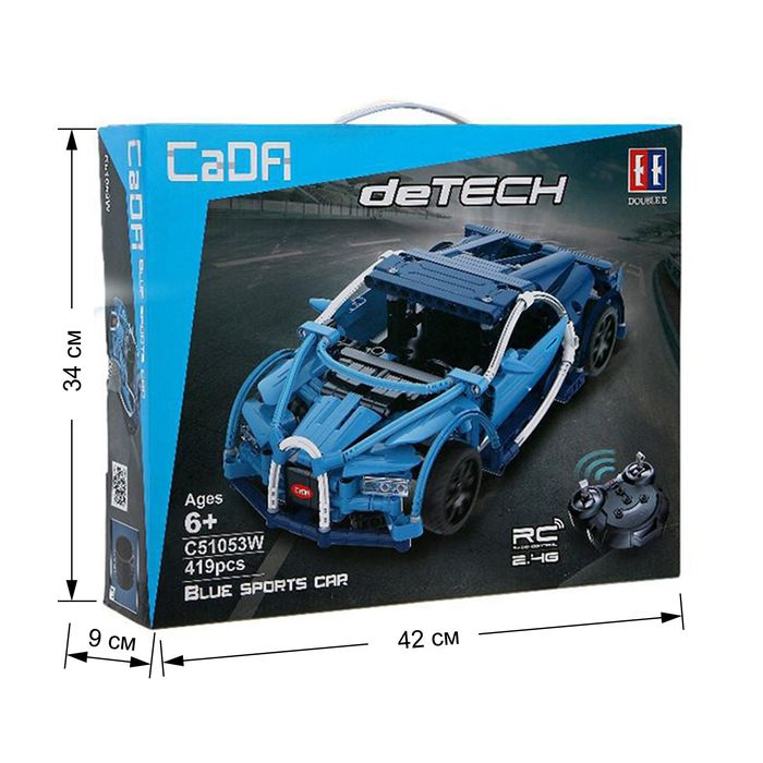 Конструктор радиоуправляемый &laquo;Тачка&raquo; с аккумулятором, 419 деталей