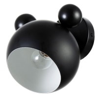 Бра "Барни" Е27 40Вт черный 20х20х20см Бра "Барни" Е27 40Вт черный 20х20х20см