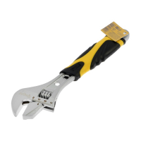 Ключ разводной ТУНДРА, 2 варианта зажима, гайки 6-8-14 мм, 2К рукоятка, 250 мм Ключ разводной ТУНДРА, 2 варианта зажима, гайки 6-8-14 мм, 2К рукоятка, 250 мм