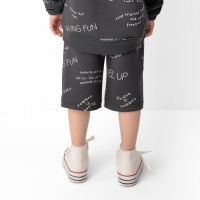 Шорты детские KAFTAN Level up, размер 30 (98-104 см), серый Шорты детские KAFTAN Level up, размер 30 (98-104 см), серый