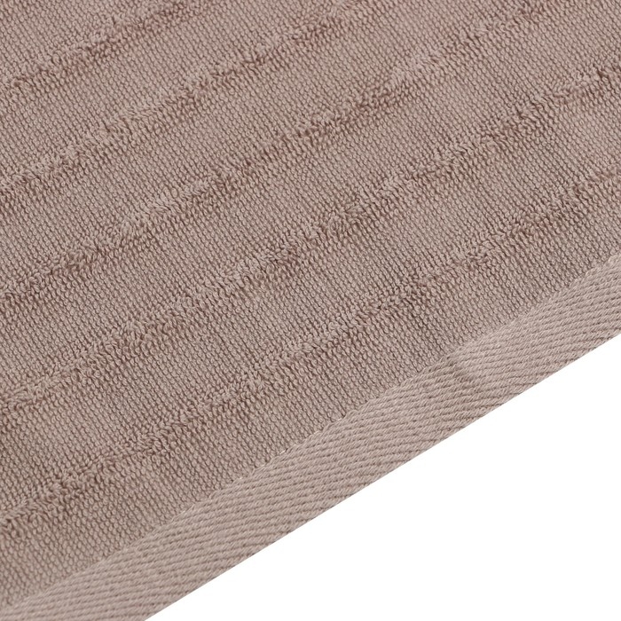 Полотенце махровое Этель Waves беж, 30х60 см, 100% хлопок, 460 гр/м2