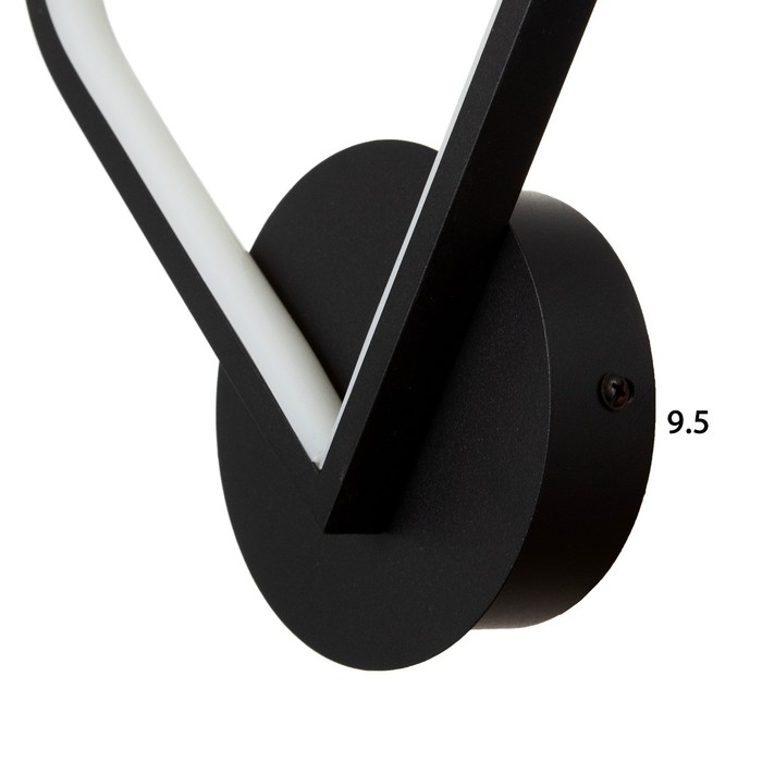 Бра 2524/1BK LED 12Вт 4000К черный 23х25 см Бра 2524/1BK LED 12Вт 4000К черный 23х25 см