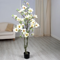 Дерево искусственное "Магнолия" в горшке, 150 см Дерево искусственное "Магнолия" в горшке, 150 см