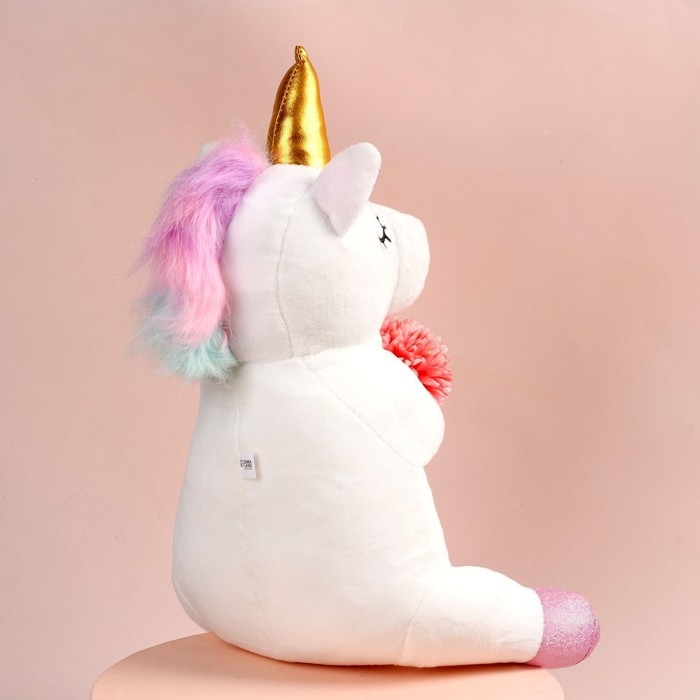 Мягкая игрушка &laquo;Единорожка&raquo; с цветами