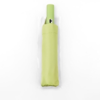 Зонт автоматический &laquo;Однотон&raquo;, 3 сложения, 10 спиц, R = 51/58 см, D = 116 см, цвет оливковый