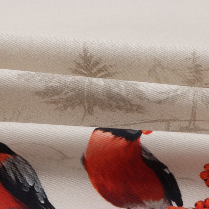 Фартук Этель "Снегири на ветках" 60х70 см, 100% хлопок, саржа 190 г/м2