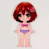 Магнитная игра одевашка &laquo;&lrm;Модная красотка&raquo;&lrm;