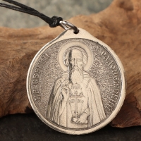 Икона-подвеска Пр.Сергий Радонежский и Святая Блаженная Матрона, 12г, 33х30 мм, юв. мельхиор 1053730 Икона-подвеска Пр.Сергий Радонежский и Святая Блаженная Матрона, 12г, 33х30 мм, юв. мельхиор 1053730