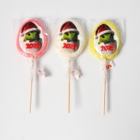 Новый год. Леденец с печатью "Змейка в яйце" микс, 30 г Новый год. Леденец с печатью "Змейка в яйце" микс, 30 г