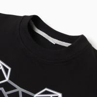 Комплект для мальчика (джемпер, брюки), цвет чёрный, рост 116 см