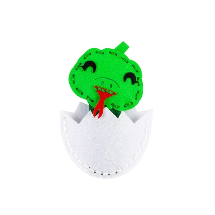Игровой набор &laquo;Шьём игрушку из фетра. Змейка в яйце&raquo;, 11 &times; 8 &times; 2 см