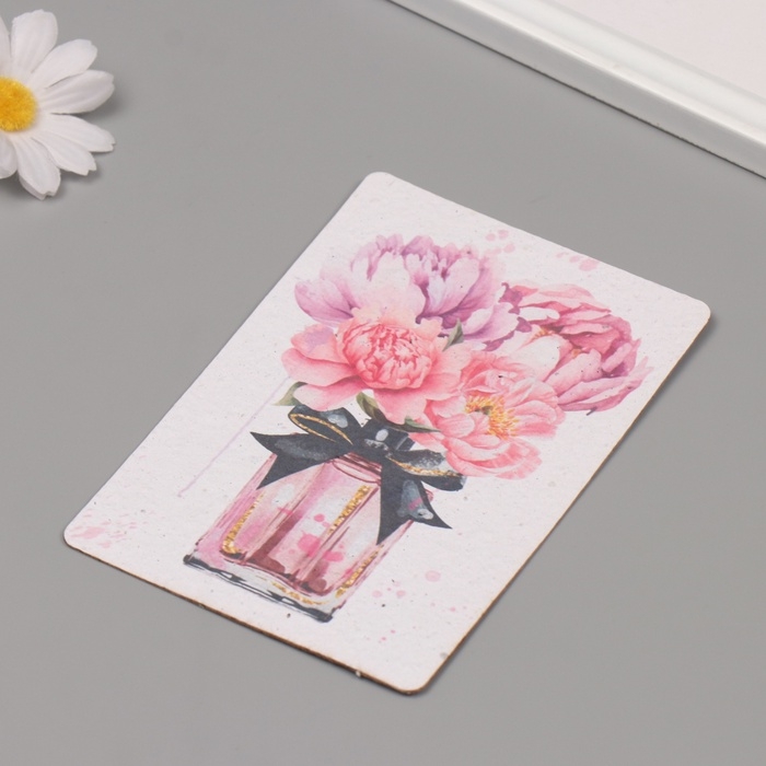 Растущая открытка "Пионы" 10*15 см