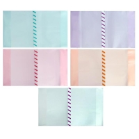 Набор обложек ПЭ 5 штук, 240 х 430 мм, 200 мкм, для прописей и рабочих тетрадей, универсальная, с закладкой, МИКС Набор обложек ПЭ 5 штук, 240 х 430 мм, 200 мкм, для прописей и рабочих тетрадей, универсальная, с закладкой, МИКС