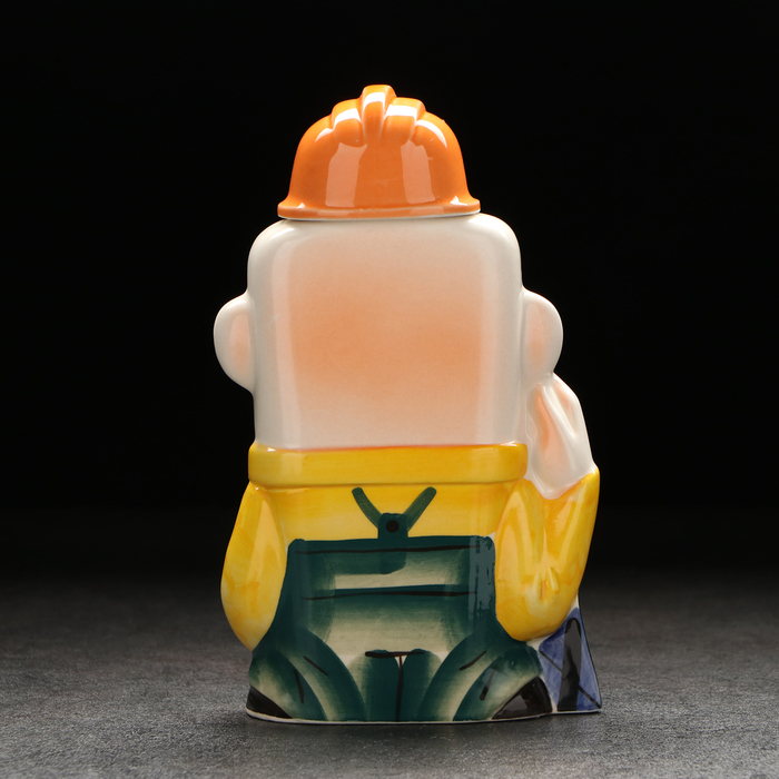 Штоф фарфоровый &laquo;Нефтяник. 4 сентября&raquo;, в упаковке книге