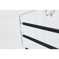 Плечики - вешалка для одежды LaDо́m Doux, 37×31см, многоуровневая, антискользящее покрытие, цвет чёрный Плечики - вешалка для одежды LaDо́m Doux, 37×31см, многоуровневая, антискользящее покрытие, цвет чёрный