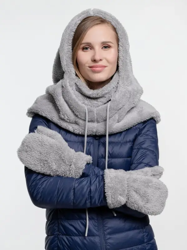 Варежки Flocky, серые Варежки Flocky, серые