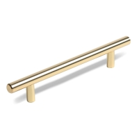 Ручка рейлинг ТУНДРА BISTRO,  d=12 мм, м/о 128 мм, цвет золото