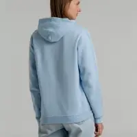 Толстовка с капюшоном Snake II голубая, размер M