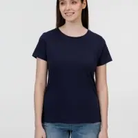 Футболка E150 женская, черная, размер XS