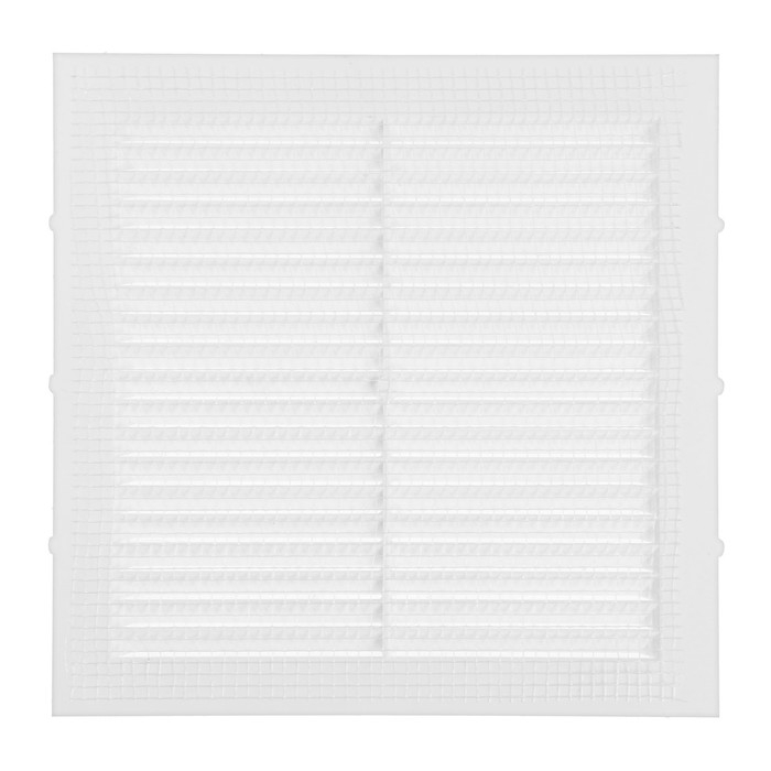 Решетка вентиляционная ZEIN Люкс Л185, 185 х 185 мм, с сеткой, неразъемная Решетка вентиляционная ZEIN Люкс Л185, 185 х 185 мм, с сеткой, неразъемная