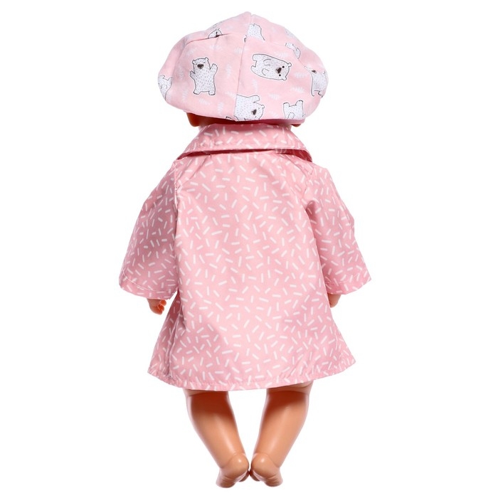 Одежда для кукол &laquo;Плащик с беретом&raquo;