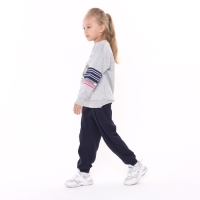 Брюки спортивные для девочек, цвет тёмно-синий, рост 98-104 см Брюки спортивные для девочек, цвет тёмно-синий, рост 98-104 см