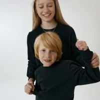 Свитшот Toima Kids 2.0, черный, 10 лет