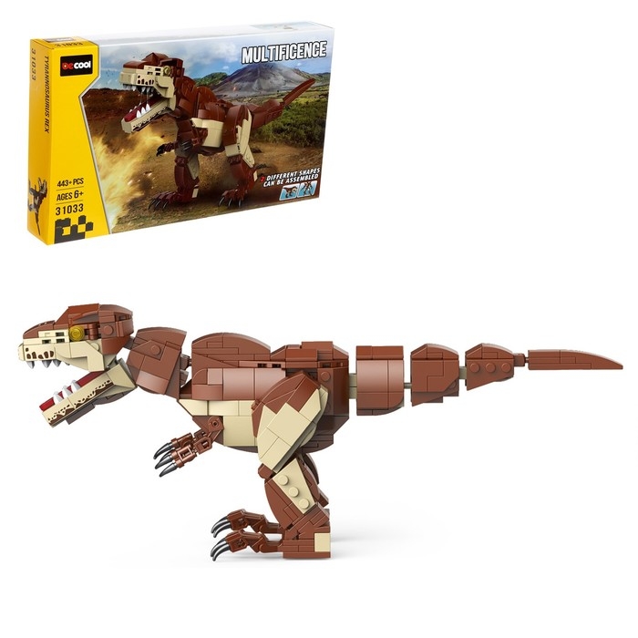 Конструктор Дино «Тираннозавр», 443 детали Конструктор Дино «Тираннозавр», 443 детали