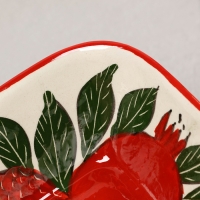 Салатница Риштанская Керамика "Гранаты", 14 см, микс Салатница Риштанская Керамика "Гранаты", 14 см, микс