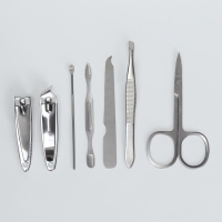 Набор маникюрный «Нежные пионы», 7 предметов, в футляре Набор маникюрный «Нежные пионы», 7 предметов, в футляре