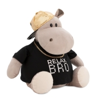 Мягкая игрушка &laquo;Бегемот Рэпер&raquo;, 50 см