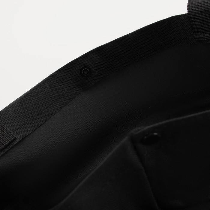 Сумка хозяйственная складная на 2х колёсах, на кнопке, цвет чёрный Сумка хозяйственная складная на 2х колёсах, на кнопке, цвет чёрный