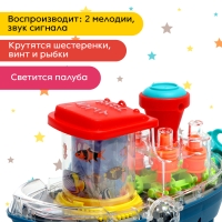 Катер &laquo;Морячок&raquo; работает от батареек, свет