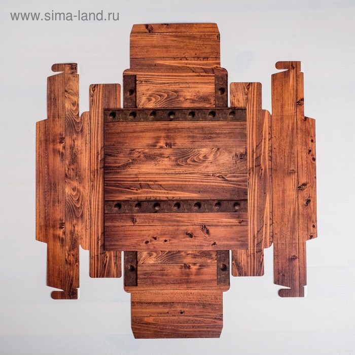 Коробка кондитерская, упаковка, &laquo;Ящик&raquo;, 20 х 15 х 5 см