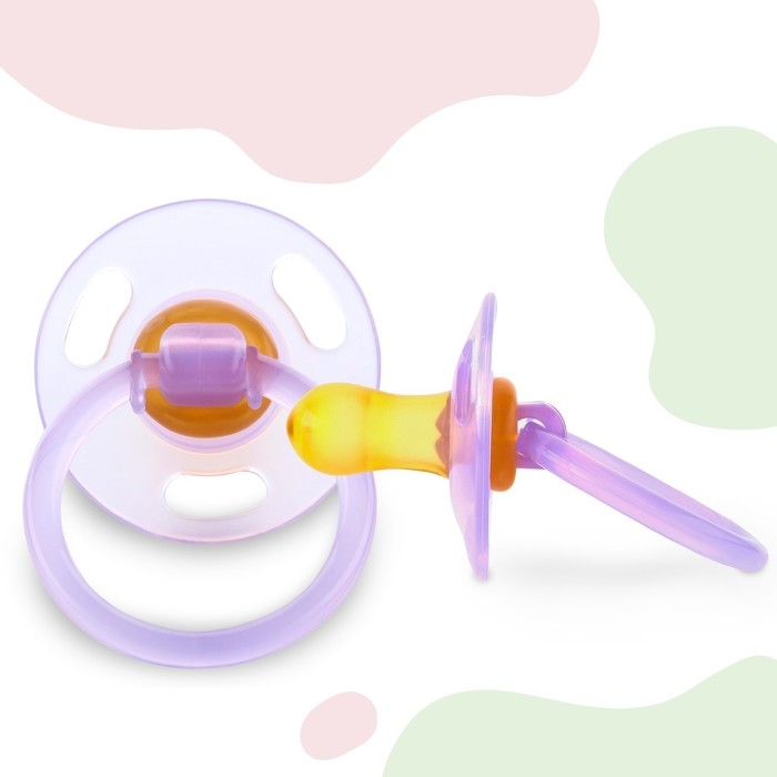 Набор сосок - пустышек из латекса, от 0 мес., для детей с малым весом, классические, 2 шт.