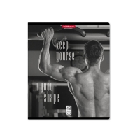 Тетрадь 48 листов в клетку, ErichKrause "Будь в форме", обложка мелованный картон, блок офсет 100% белизна, МИКС (1 вид в спайке) Тетрадь 48 листов в клетку, ErichKrause "Будь в форме", обложка мелованный картон, блок офсет 100% белизна, МИКС (1 вид в спайке)