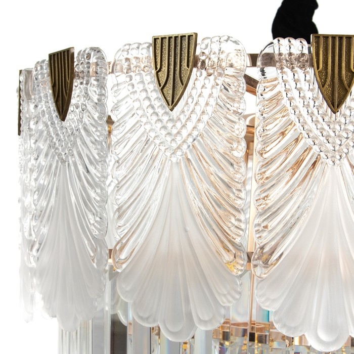 Люстра "Молси" 6хЕ14 золото 50х50х28 см BayerLux