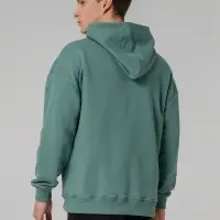 Худи оверсайз Kulonga Comfort, серо-зеленое, размер XS/S