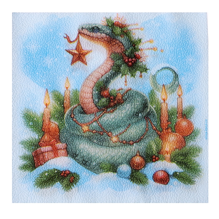 Салфетки новогодние бумажные «С Новым Годом», двухслойные, 33х33 см, 20 шт. Салфетки новогодние бумажные «С Новым Годом», двухслойные, 33х33 см, 20 шт.