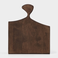 Доска разделочная для подачи Wild Kitchen, 26&times;22&times;2.5 см, граб темный