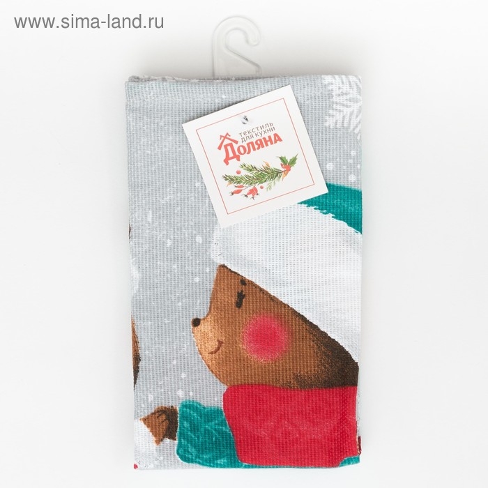 Полотенце кухонное &laquo;Новогодняя Сказка&raquo; 35х60см