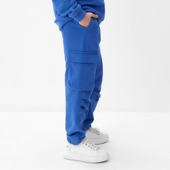 Брюки детские MINAKU, цвет синий, рост 104 см