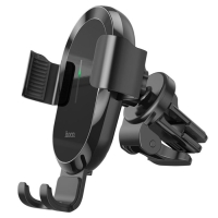 Автомобильный держатель Hoco CA105, беспр. зарядка, трехосный, для 4.7-7.0,2 А,15 Вт,чёрный Автомобильный держатель Hoco CA105, беспр. зарядка, трехосный, для 4.7-7.0,2 А,15 Вт,чёрный