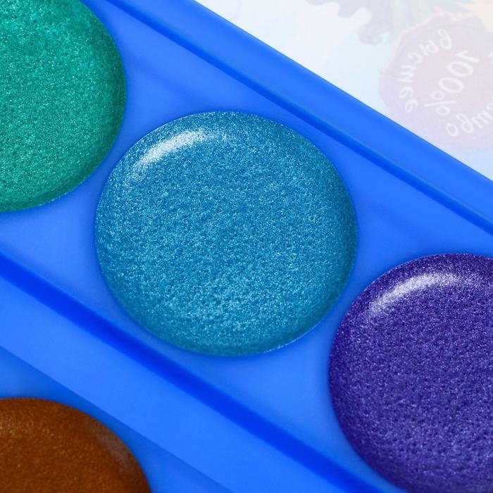 Акварель Акварель "Луч" Фантазия, перламутровая, 12 цветов, без кисти