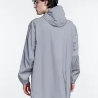 Парка Manifest из светоотражающей ткани, серая, размер M/L
