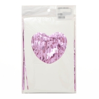 Гирлянда &laquo;Дождик&raquo; с липкой лентой, 2 метра, цвет розовый