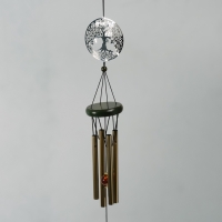 Музыка ветра металл "Дерево" 4 трубки 68 см Музыка ветра металл "Дерево" 4 трубки 68 см